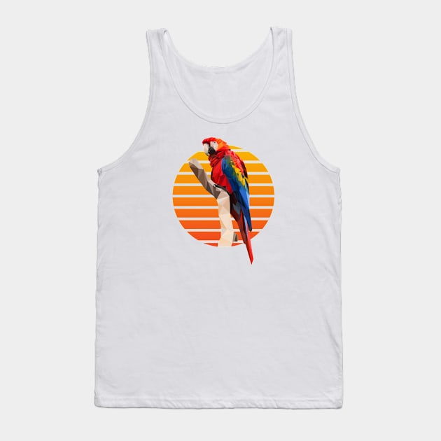 Parrot Lowpoly Tank Top by Hoperative